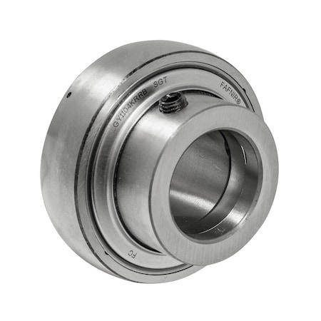 A & I Products Bearing, Ball; Spherical Round Bore Locking Insert, Re-Lubricatable 4" x4" x2.5" A-GY1104KRRB-P